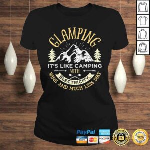 Glamping Definition Shirt Glamper Women Wine Funny Camping 2 Glamping Definition Shirt Glamper Women Wine Funny Camping 3