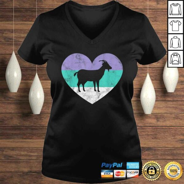 Goat Gift For Women & Girls Retro Cute Tee Shirt