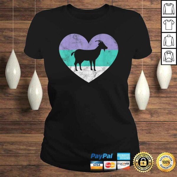 Goat Gift For Women & Girls Retro Cute Tee Shirt