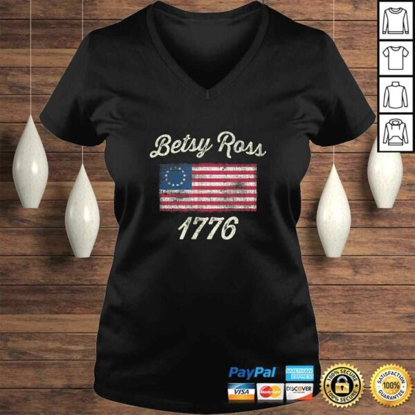 God Bless America Betsy Ross Flag 1776 Vintage Shirt