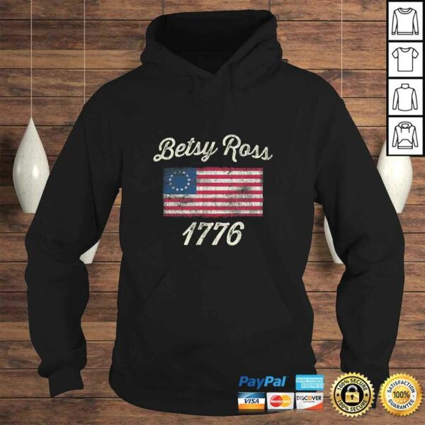 God Bless America Betsy Ross Flag 1776 Vintage Shirt