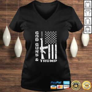 God Guns And Trump Shirt 2nd Amendment Flag AR15 TShirt