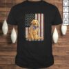 Golden Retriever American Flag Bandana 4th Of July Gift TShirt