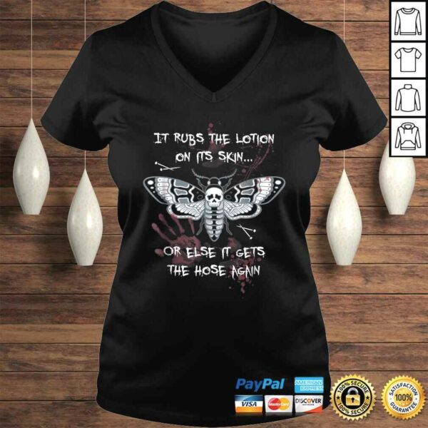 Gothic Horror Deaths Head Moth Slogan TShirt