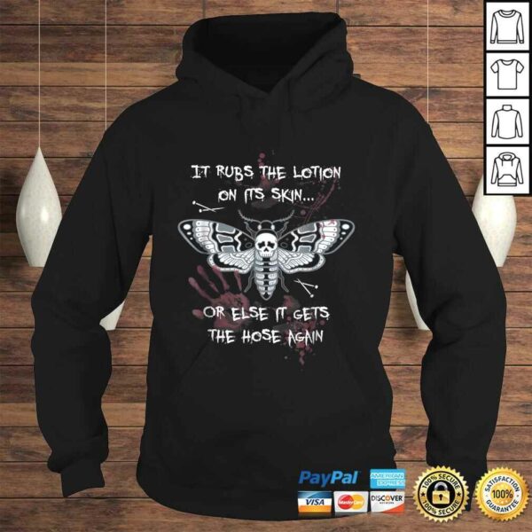 Gothic Horror Deaths Head Moth Slogan TShirt