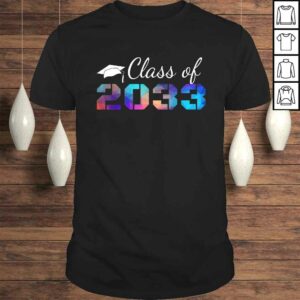 Graduation Cap Class of 2033 First Day of School TShirt Gift Graduation Cap Class of 2033 First Day of School TShirt Gift