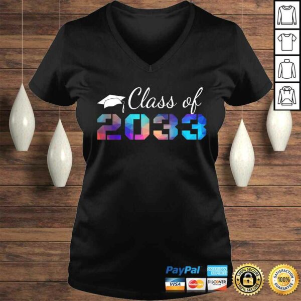 Graduation Cap Class of 2033 First Day of School TShirt Gift