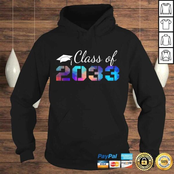 Graduation Cap Class of 2033 First Day of School TShirt Gift