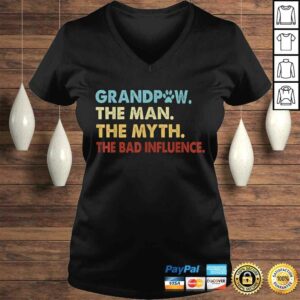 GrandPaw the man the myth te influence Shirt gift grandpa TShirt 1 GrandPaw the man the myth te influence Shirt gift grandpa TShirt 2
