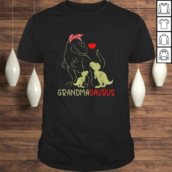 Grandmasaurus Shirt T Rex Grandma Saurus Dinosaur Women Mo