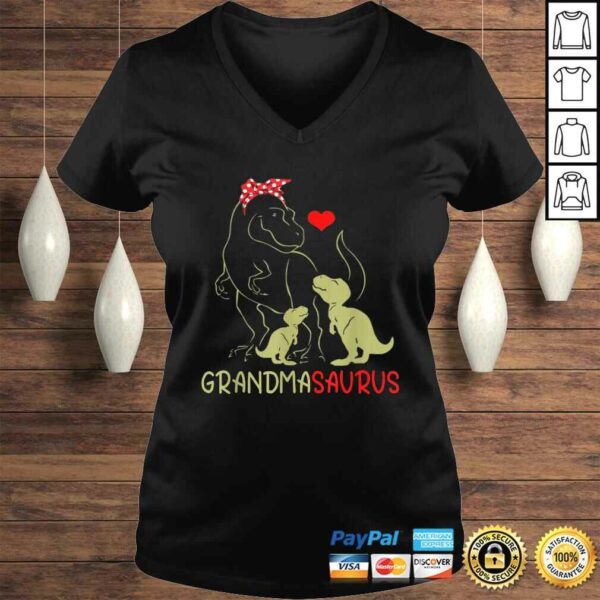 Grandmasaurus Shirt T Rex Grandma Saurus Dinosaur Women Mo