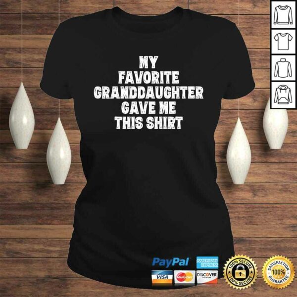 Grandpa and Grandma Funny Shirt from Granddaughter