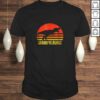 Grandpasaurus Shirt Retro Vintage Sunset Dinosaur Gift