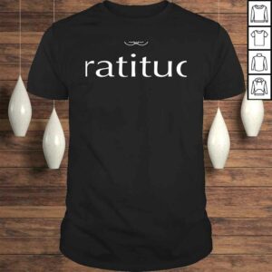 Gratitude Mindful Mandala V-Neck T-Shirt Gratitude Mindful Mandala V-Neck T-Shirt