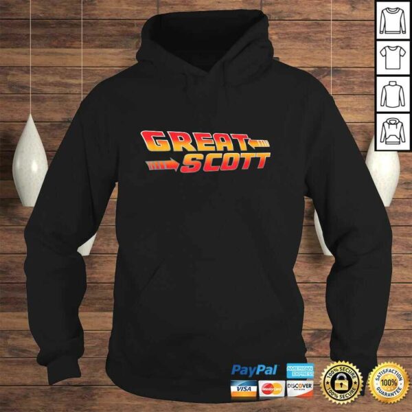 Great Scott Funny Time Traveler Mad Scientist Parody Gift Top