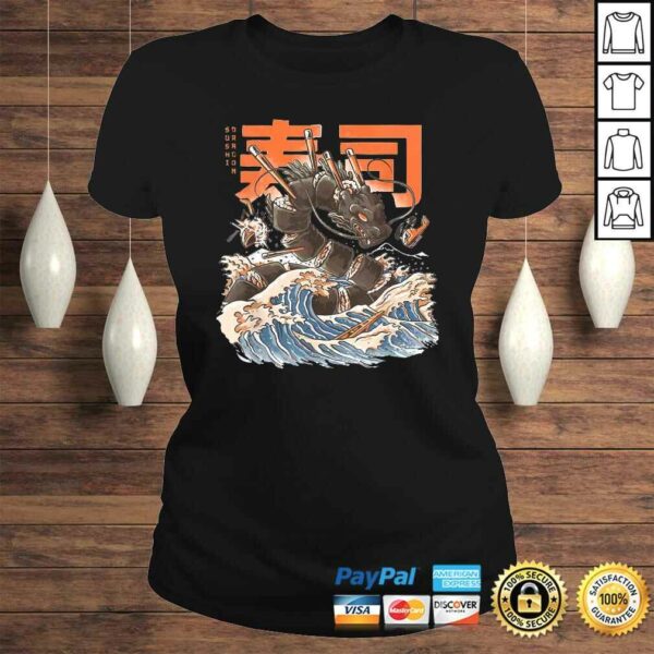 Great Sushi Dragon Funny Vintage TShirt