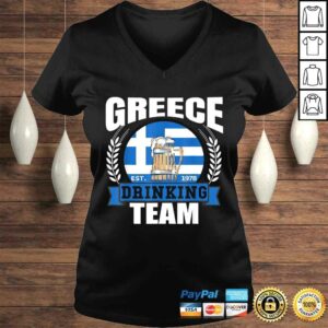 Greece Drinking Team Greek Flag Beer Party Grecian Shirt 1 Greece Drinking Team Greek Flag Beer Party Grecian Shirt 2