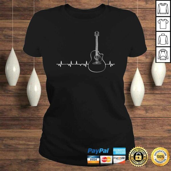 Guitar Heartbeat Pulse – Musical Theme TShirt Gift