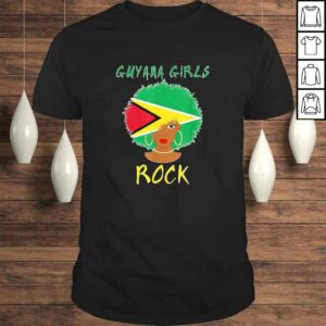 Guyana Flag Girls Rock Shirt Guyana women Tee gift Guyana Flag Girls Rock Shirt Guyana women Tee gift