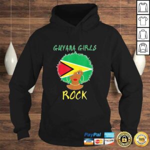 Guyana Flag Girls Rock Shirt Guyana women Tee gift 4
