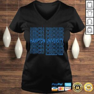 HBCU Proud Hampton Thank You Pattern Shirt 1 HBCU Proud Hampton Thank You Pattern Shirt 2