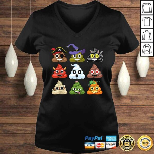 Halloween Poop Emojis Funny Shirt