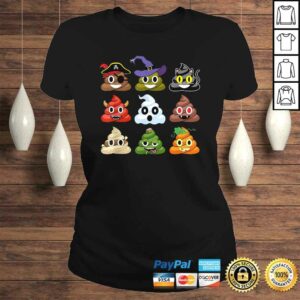 Halloween Poop Emojis Funny Shirt 3
