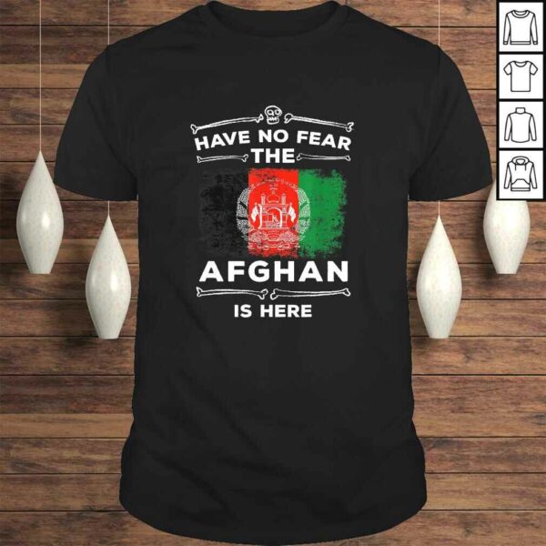 Have No Fear The Afghan Is Here Halloween Afghanistan Flag TShirt