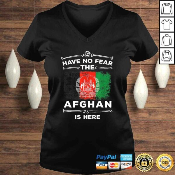 Have No Fear The Afghan Is Here Halloween Afghanistan Flag TShirt