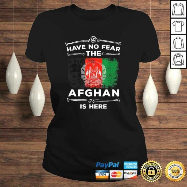 Have No Fear The Afghan Is Here Halloween Afghanistan Flag TShirt