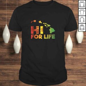 Hawaii For Life Rasta Island Chain Tee Shirt Hawaii For Life Rasta Island Chain Tee Shirt