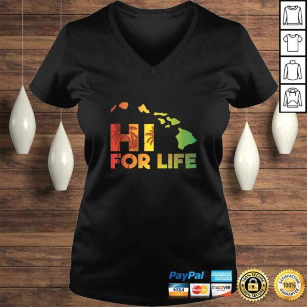 Hawaii For Life Rasta Island Chain Tee Shirt