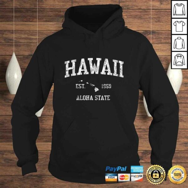 Hawaii Shirt Vintage Sports Design Hawaiian Islands HI Tee