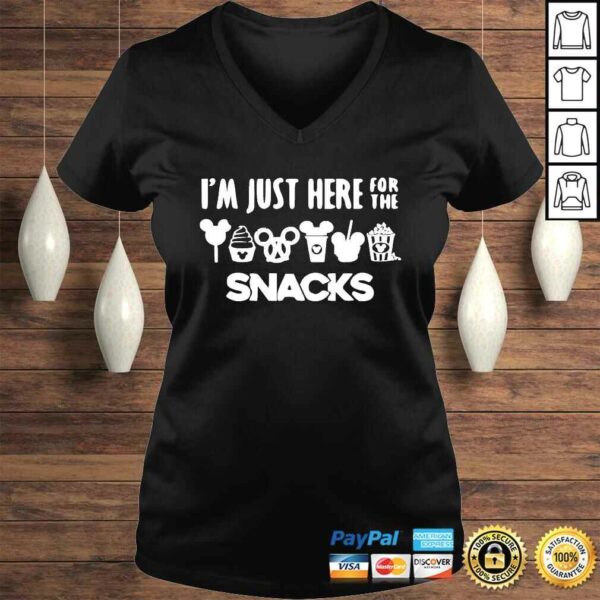 Here for the Snacks Family Vacation Shirt