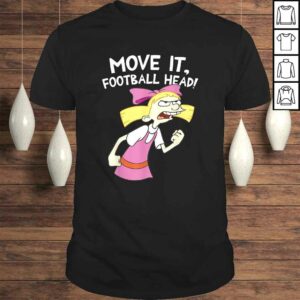 Hey Arnold Helga Move It Football Head Graphic TShirt Hey Arnold Helga Move It Football Head Graphic TShirt