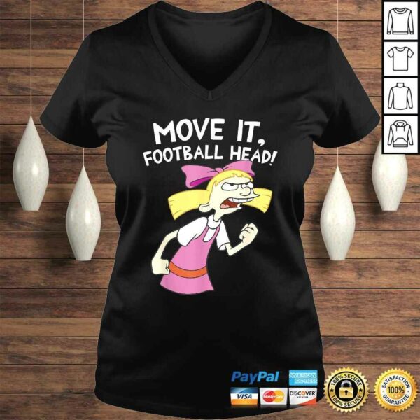 Hey Arnold Helga Move It Football Head Graphic TShirt