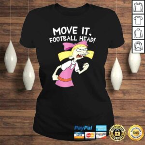 Hey Arnold Helga Move It Football Head Graphic TShirt 2 Hey Arnold Helga Move It Football Head Graphic TShirt 3