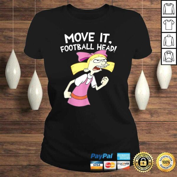 Hey Arnold Helga Move It Football Head Graphic TShirt