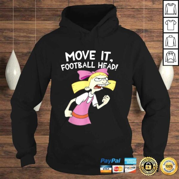 Hey Arnold Helga Move It Football Head Graphic TShirt