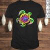 Hippie Tie Dye Psychedelic Sea Turtle Tribal TShirt