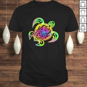 Hippie Tie Dye Psychedelic Sea Turtle Tribal TShirt Hippie Tie Dye Psychedelic Sea Turtle Tribal TShirt