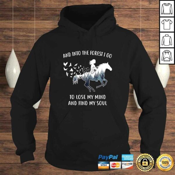 Horse Shirts For Women Into The Forest I Go Horse Riding T-shirt