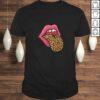 Hot Pink Lips Leopard Tongue Shirt