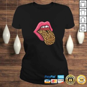 Hot Pink Lips Leopard Tongue Shirt 2 Hot Pink Lips Leopard Tongue Shirt 3
