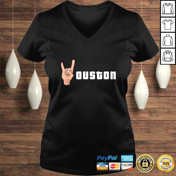 Houston Ouston Hand Gesture Shirt For Houston Lovers Texas