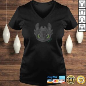 How to Train Your Dragon 3 Hidden World Toothless Big Head Raglan Baseball Tee 1 How to Train Your Dragon 3 Hidden World Toothless Big Head Raglan Baseball Tee 2