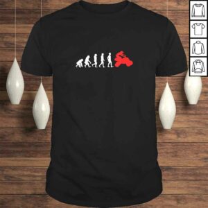 Human Evolution Quad Vehicle ATV Biker Rider TShirt Human Evolution Quad Vehicle ATV Biker Rider TShirt