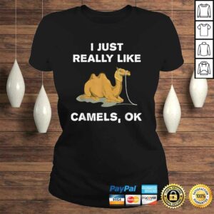I Just Really Like Camels OK Funny Camel V-Neck T-Shirt 2 I Just Really Like Camels OK Funny Camel V Neck T Shirt 3