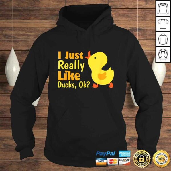 I Just Really Like Ducks Ok Funny Kids Birthday Shirt Gift