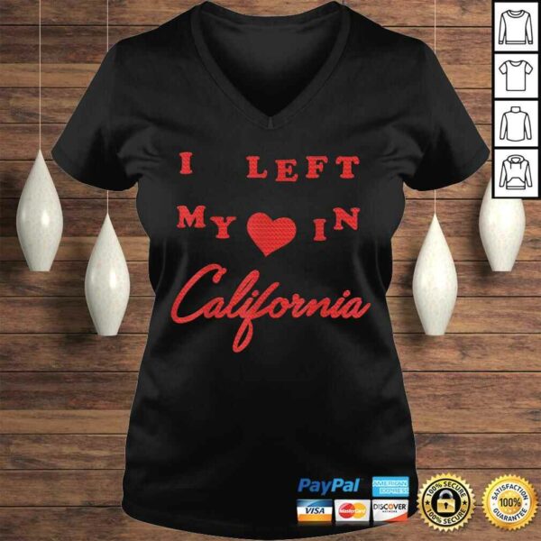 I Left My Heart In California Graphic Tee T-Shirt